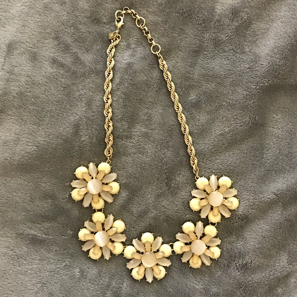 Banana Republic Flower Statement Necklace